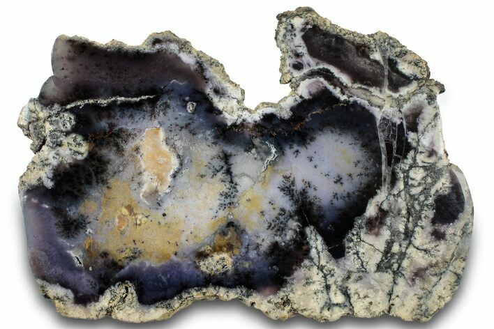 Polished Purple Amethyst Sage Agate Slab - Oregon #302123